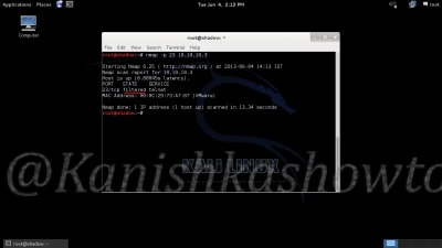 Classification of ports by Nmap
