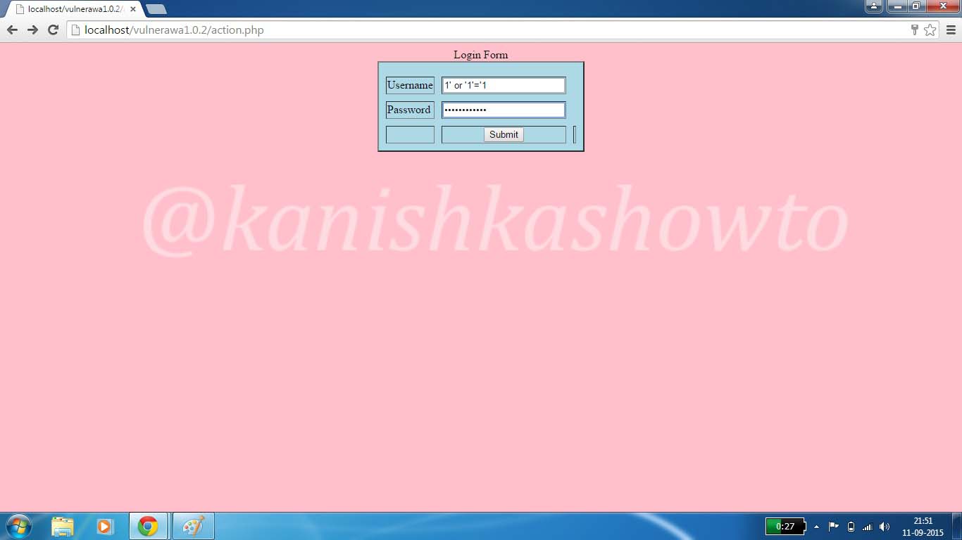 login bypass