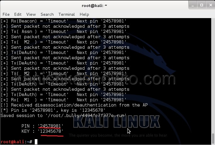 bully Kali Linux Tools