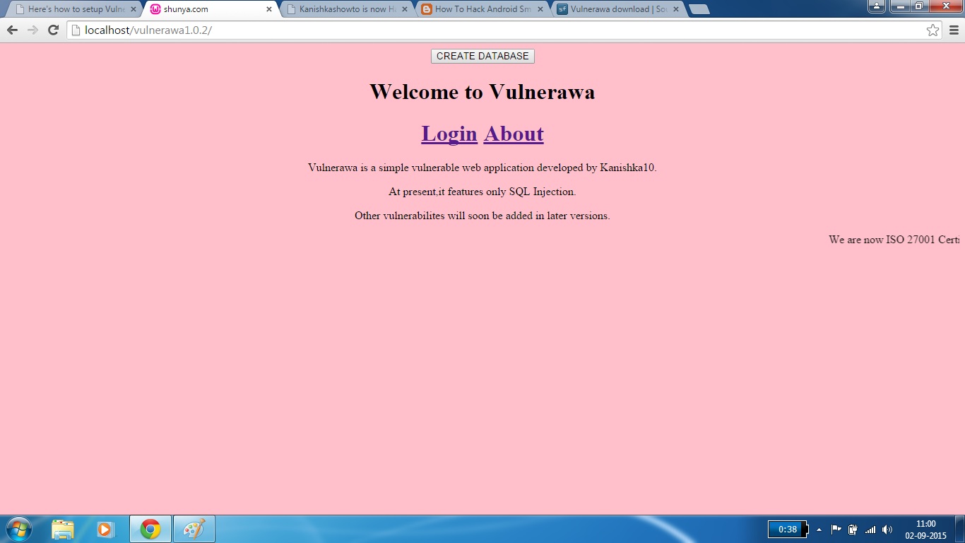 vulnerawa in wamp server