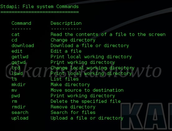 Meterpreter Cheat Sheet Part 1 Hackercool Magazine