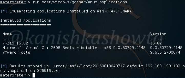 Image explaining about windows post exploitation reconnaissance