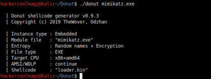 Donut shellcode generator: Beginners guide