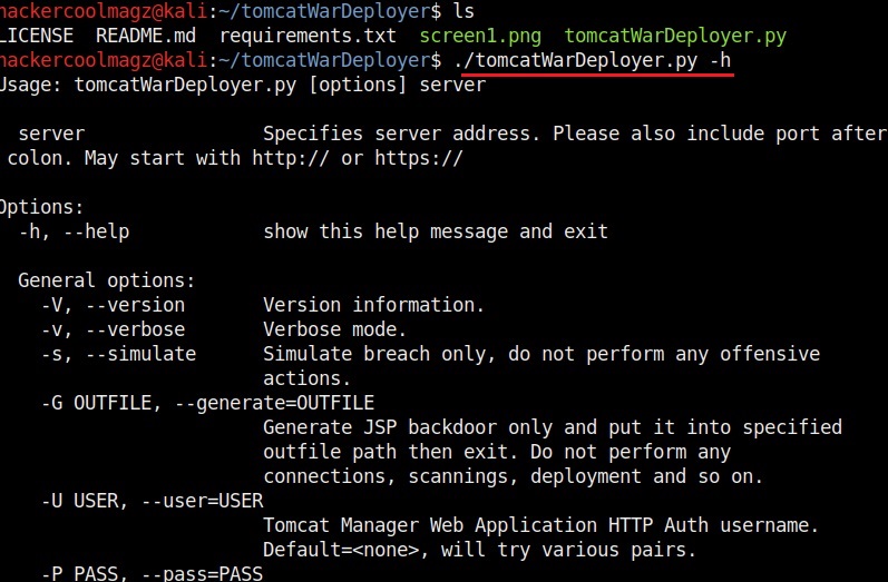 how to use tomcat war deployer to hack tomcat targets