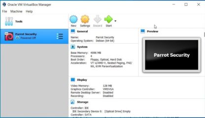 Parrot Vm How to install Parrot OS in VirtualBox