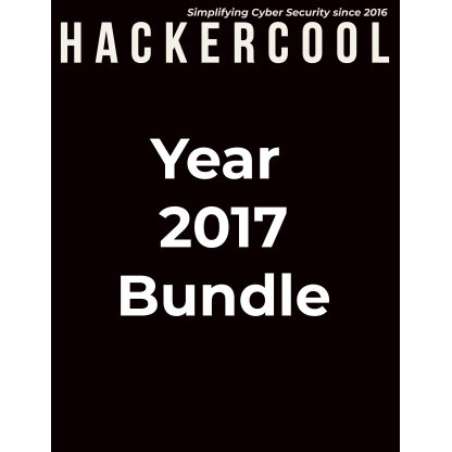 Hackercool Magazine Year 2017 Bundle
