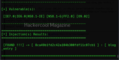 Xsser Beginners guide to XSSer - Hackercool Magazine