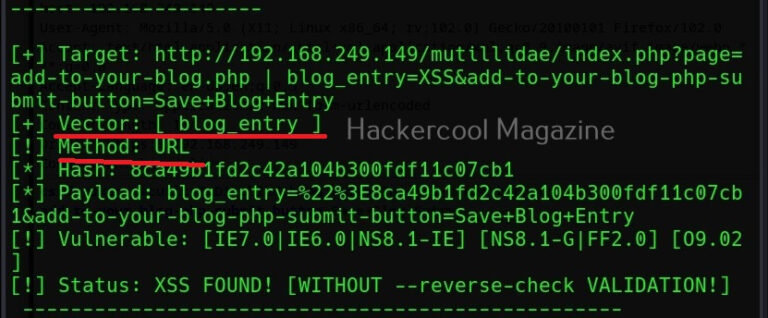 Xsser Beginners guide to XSSer - Hackercool Magazine