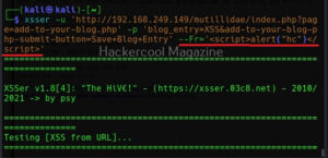 Xsser Beginners guide to XSSer - Hackercool Magazine